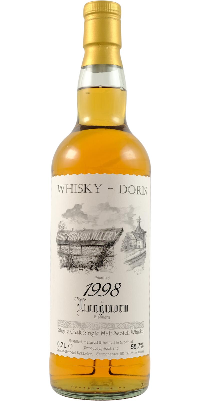 Longmorn 1998 WD Bourbon Hogshead 55.7% 700ml