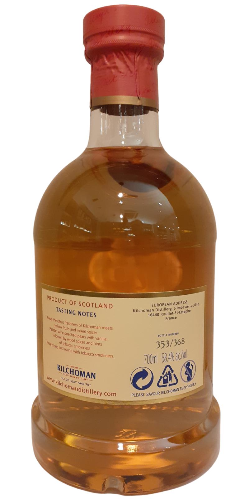 Kilchoman 2017 - Ratings and reviews - Whiskybase