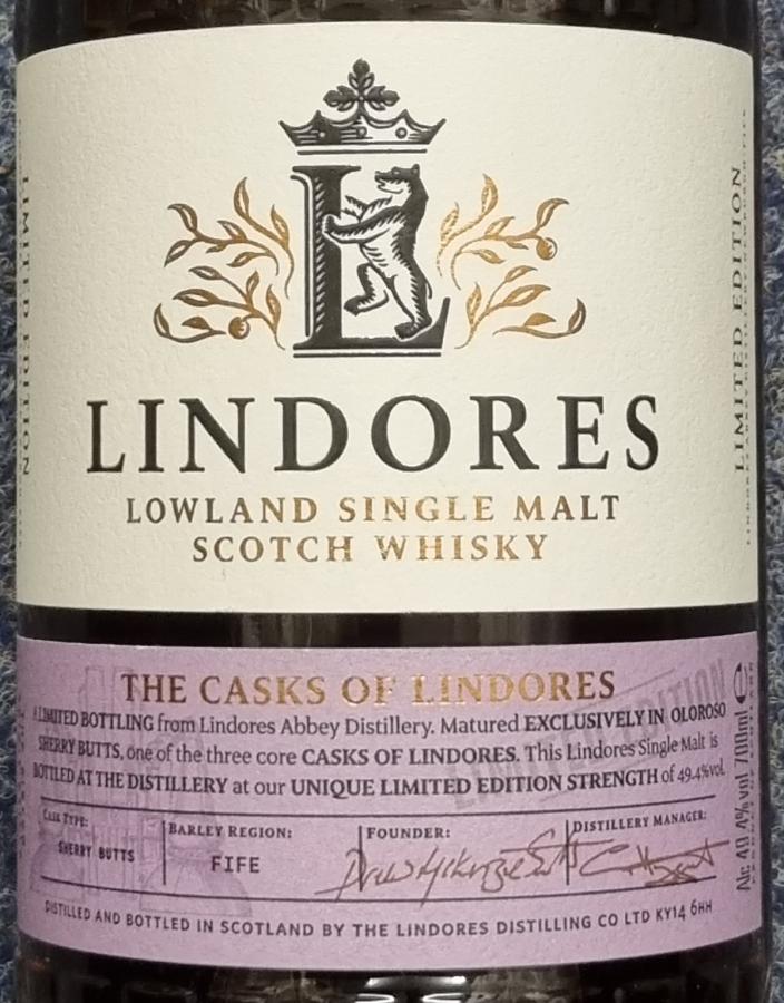 Lindores Abbey The Casks of Lindores - Ratings and reviews - Whiskybase