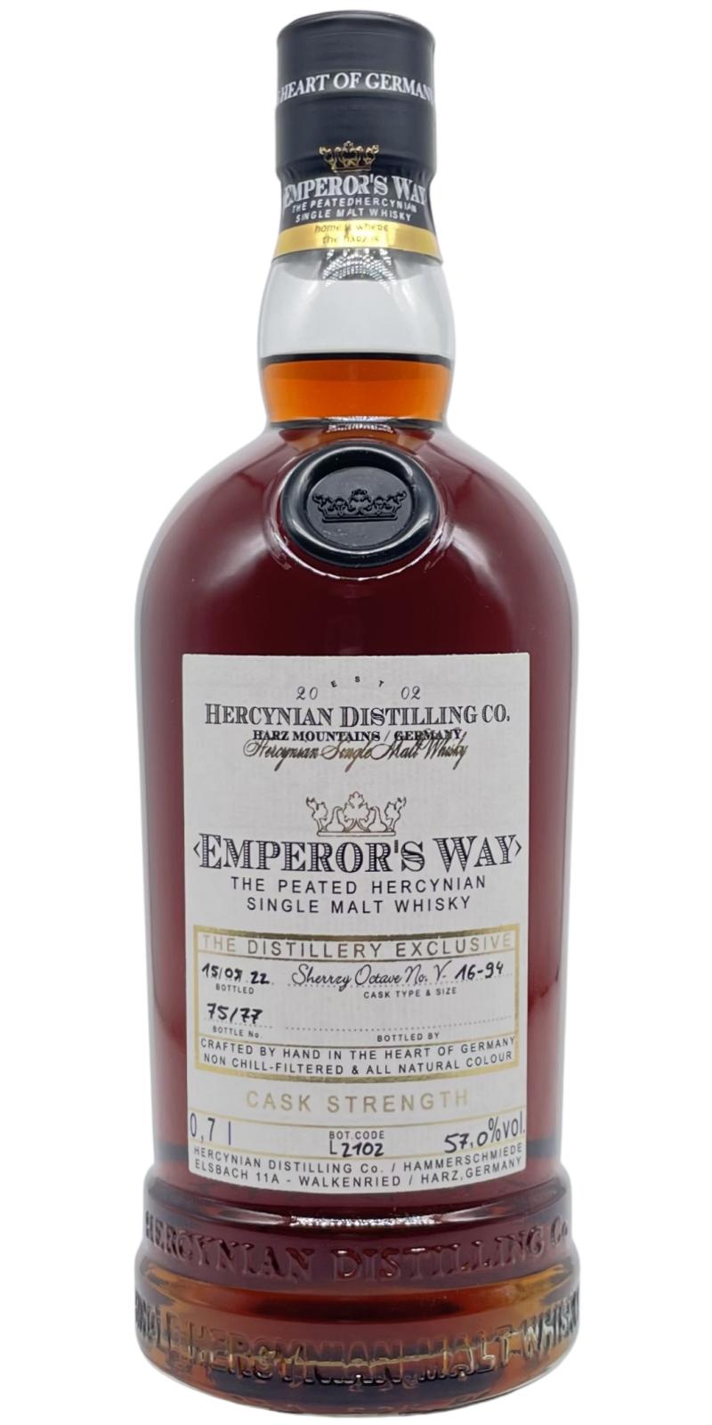 Emperor's Way 2016 The Distillery Exclusive 2016 Sherry Octave 57% 700ml