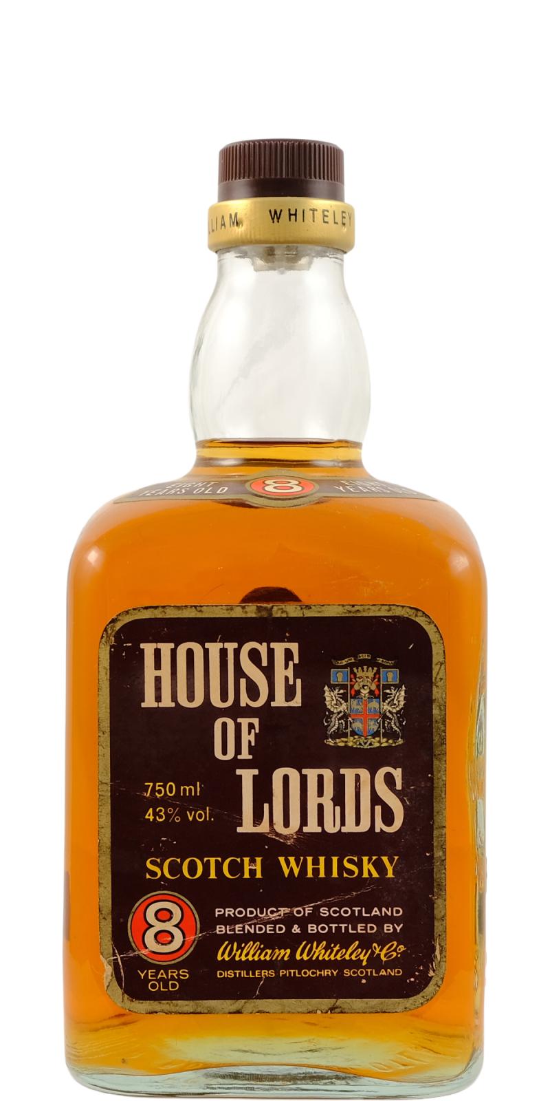 House of Lords 8yo WW&C Scotch Whisky 43% 750ml