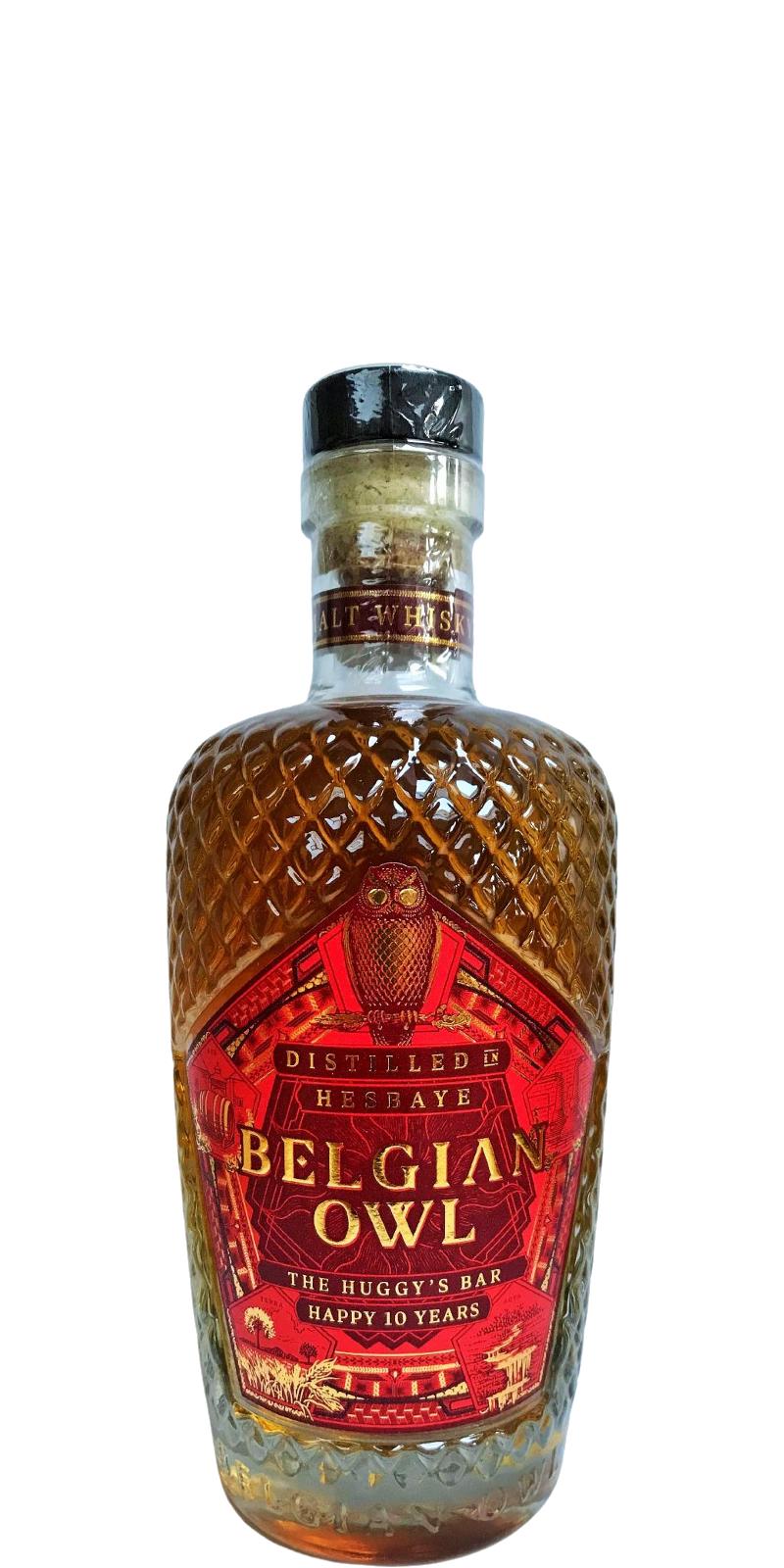 The Belgian Owl 59 Months 1st Fill Bourbon The Huggy's Bar 10th Anniversary 46% 500ml