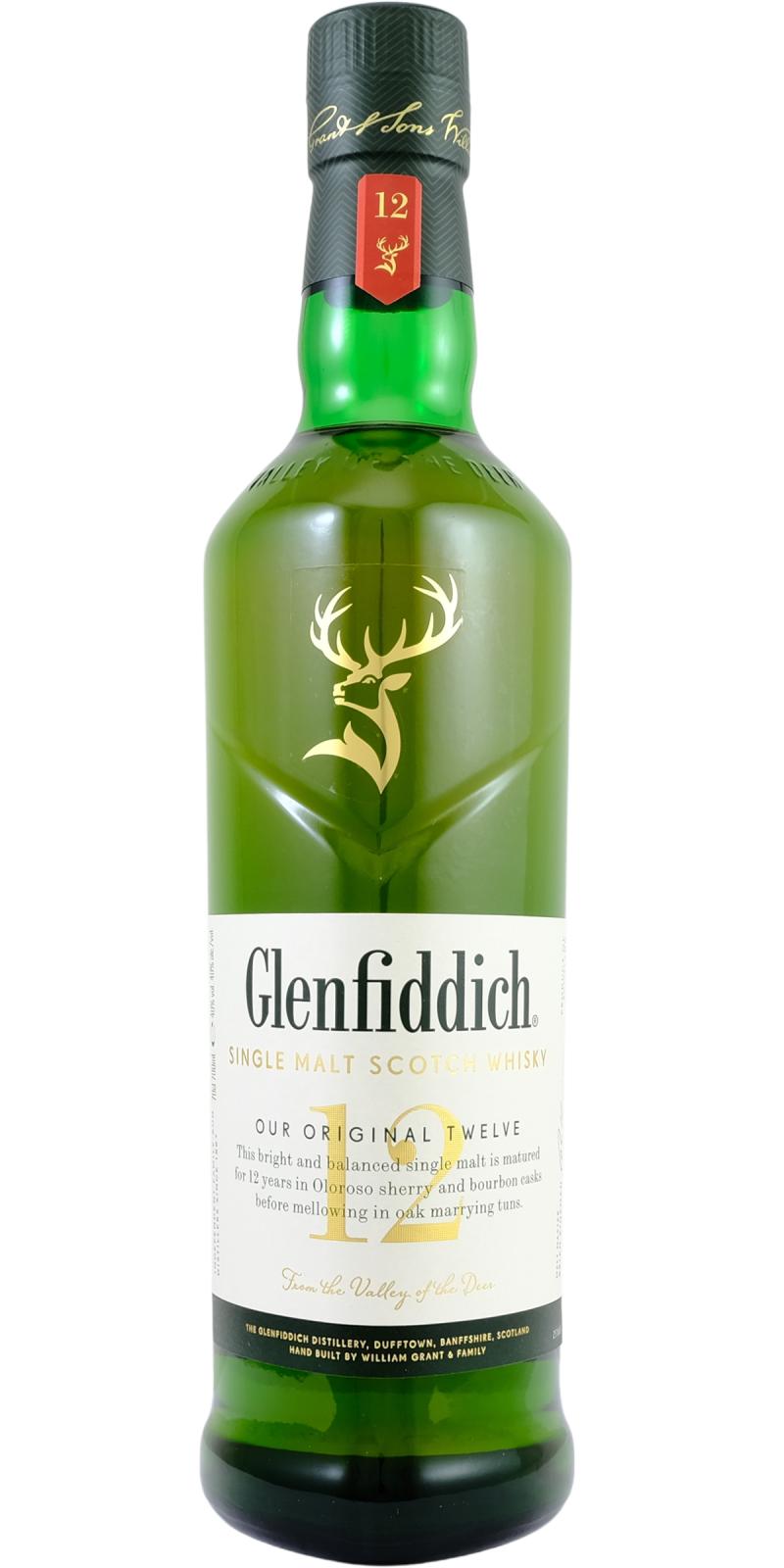 Glenfiddich 12yo Our Original Twelve Oloroso Sherry and Bourbon Casks 40% 700ml