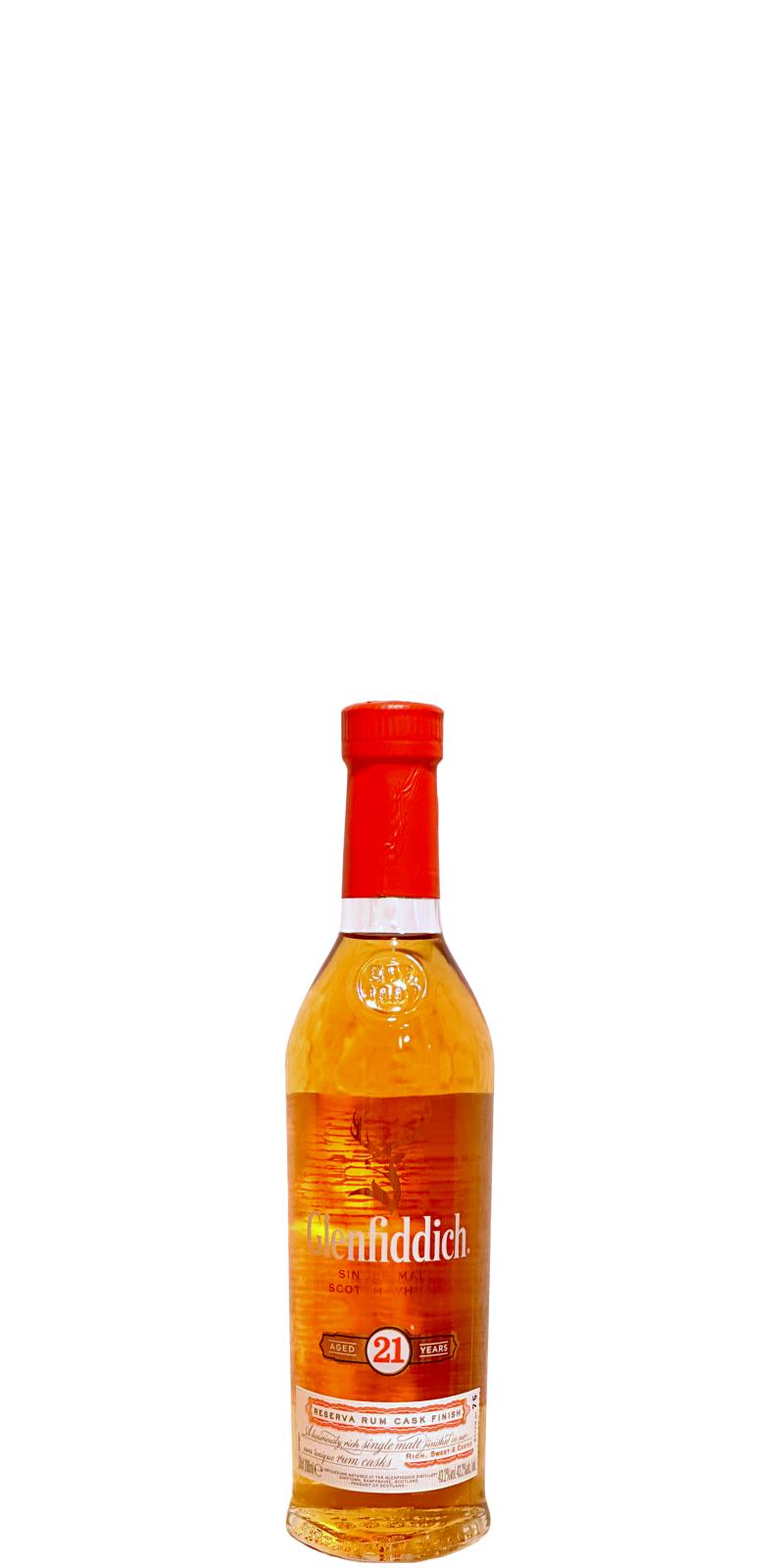 Glenfiddich 21yo Rum Finish 43.2% 200ml