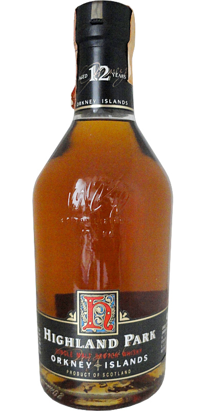 Highland Park 12yo Dumpy Bottle Remy Italy Import 43% 700ml