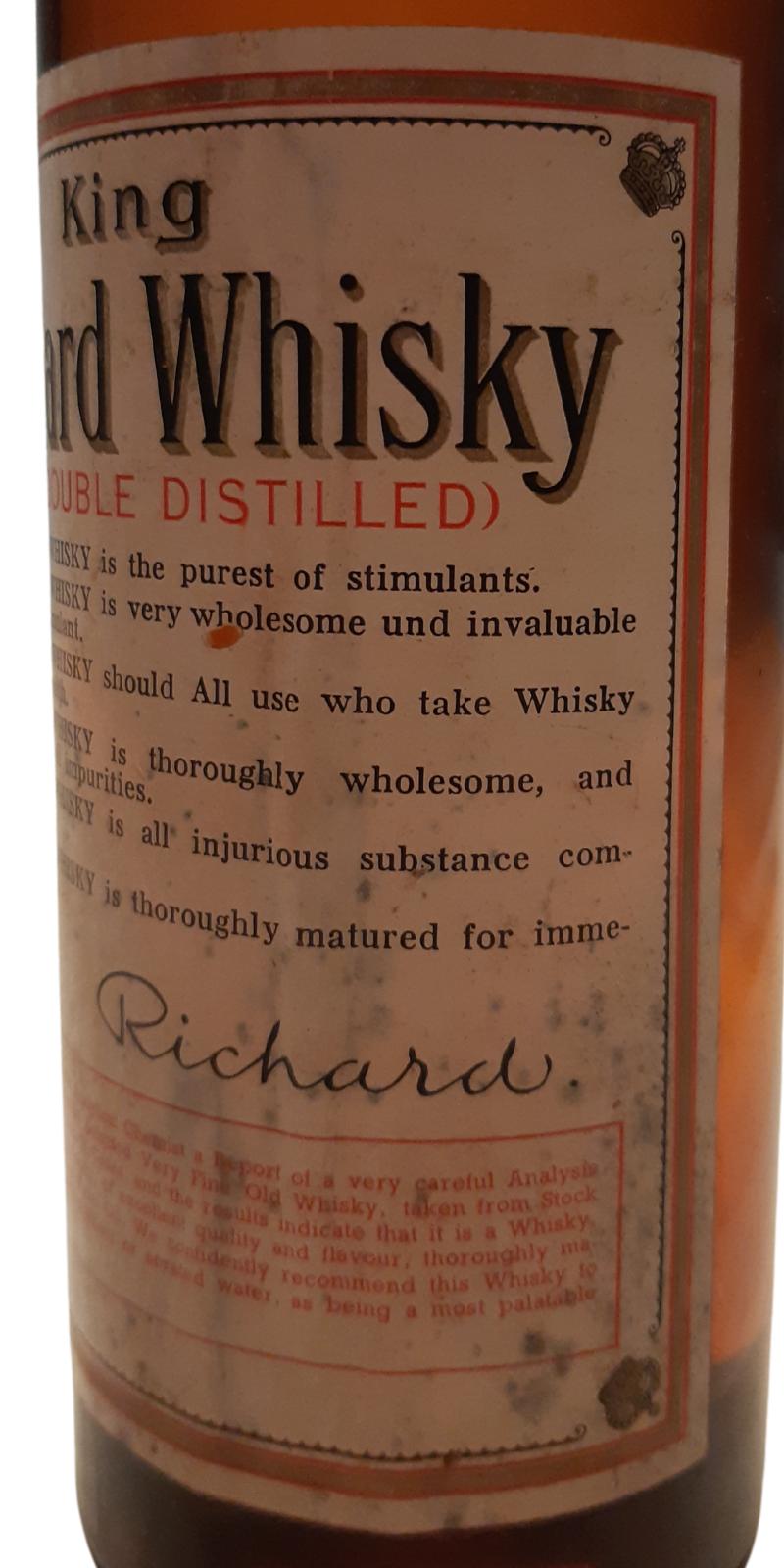 King Richard Whisky The Double Distilled - Ratings and reviews - Whiskybase