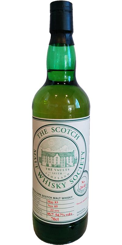 Clynelish 1983 SMWS 26.45 Sweets and peats 54.7% 700ml