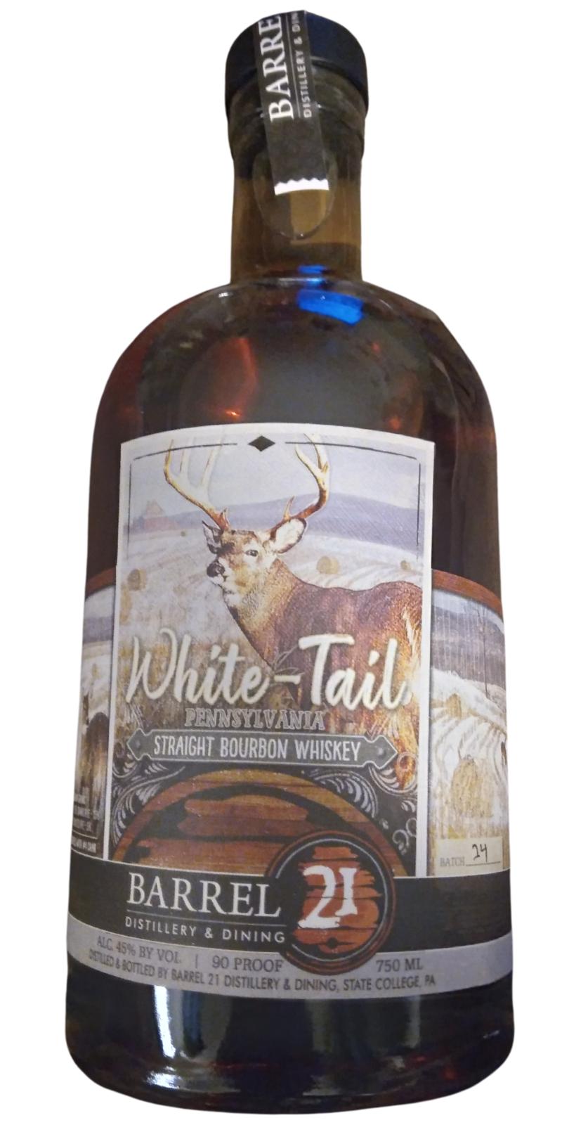 Barrel 21 White-Tail Pennsylvania Straight Bourbon Whisky 45% 750ml