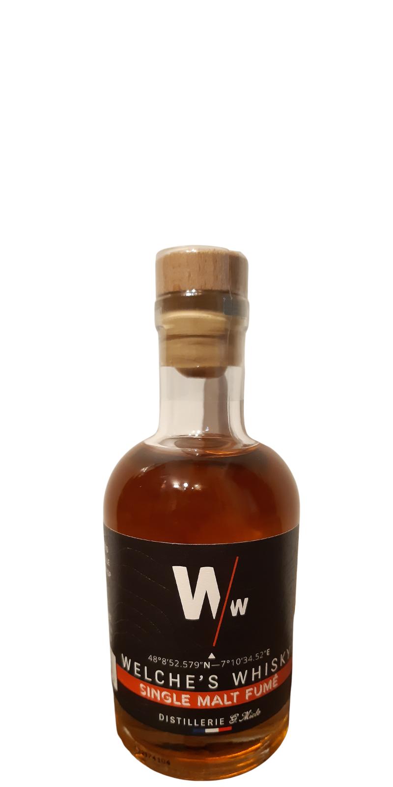 Welche's Whisky Single Malt Fumé 43° - Welche's Whisky