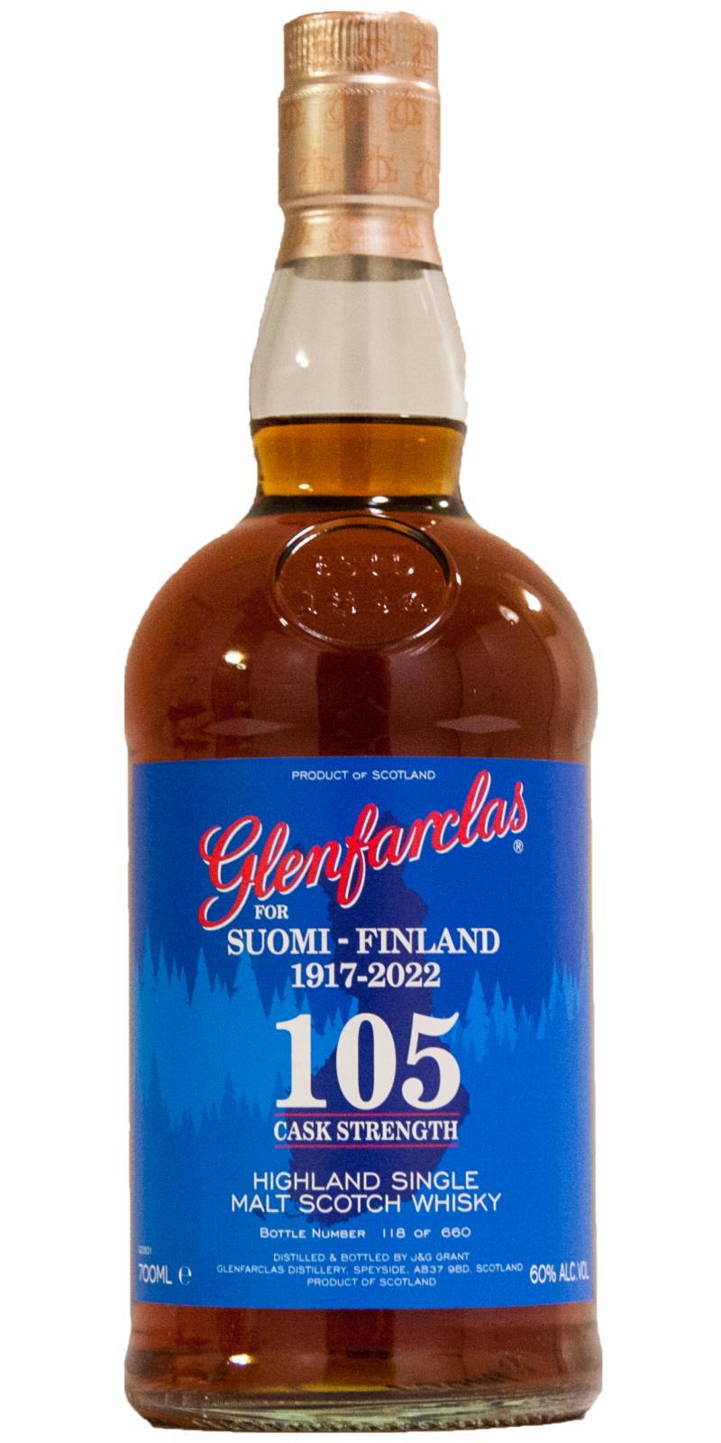 Glenfarclas 105 Sherry Suomi-Finland 1917 2022 60% 700ml