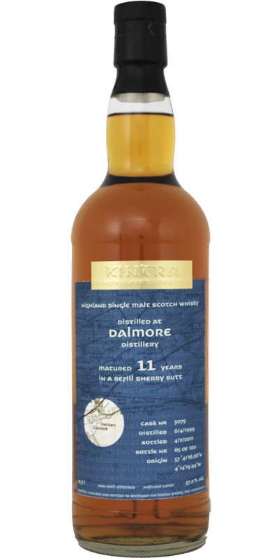 Dalmore 1999 KiW Single Cask Collection Refill Sherry Butt #3079 57.2% 700ml