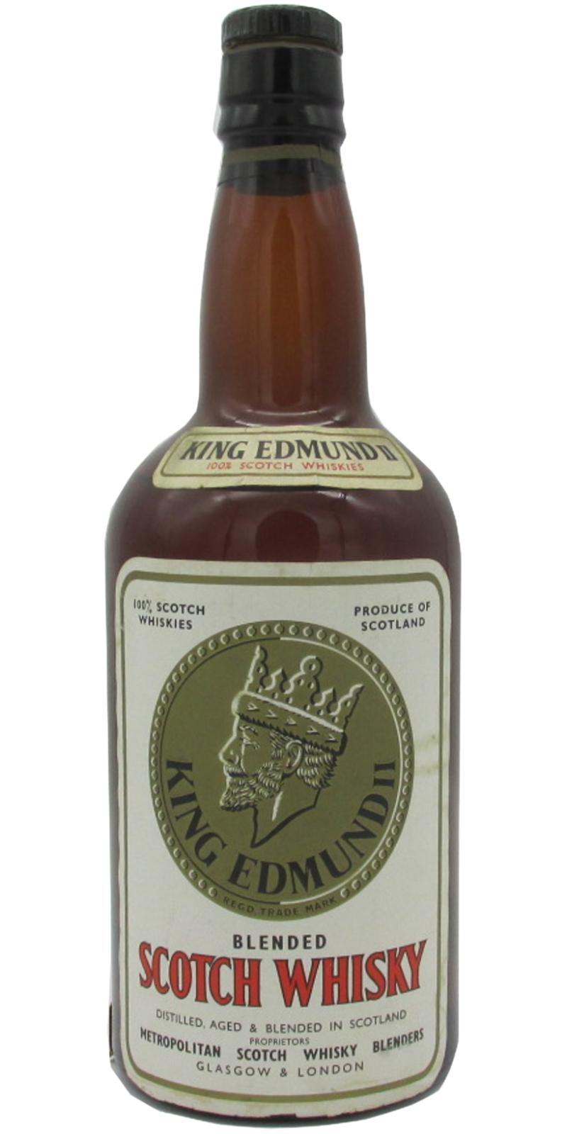 King Edmund II Blended Scotch Whisky 100% Scotch Whiskies 43% 700ml