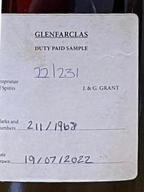 Glenfarclas 1968 Duty Paid Sample 1st Fill Sherry Butt Glenfarclas Masterclass at Whisky Live Warsaw 2022 49.8% 700ml