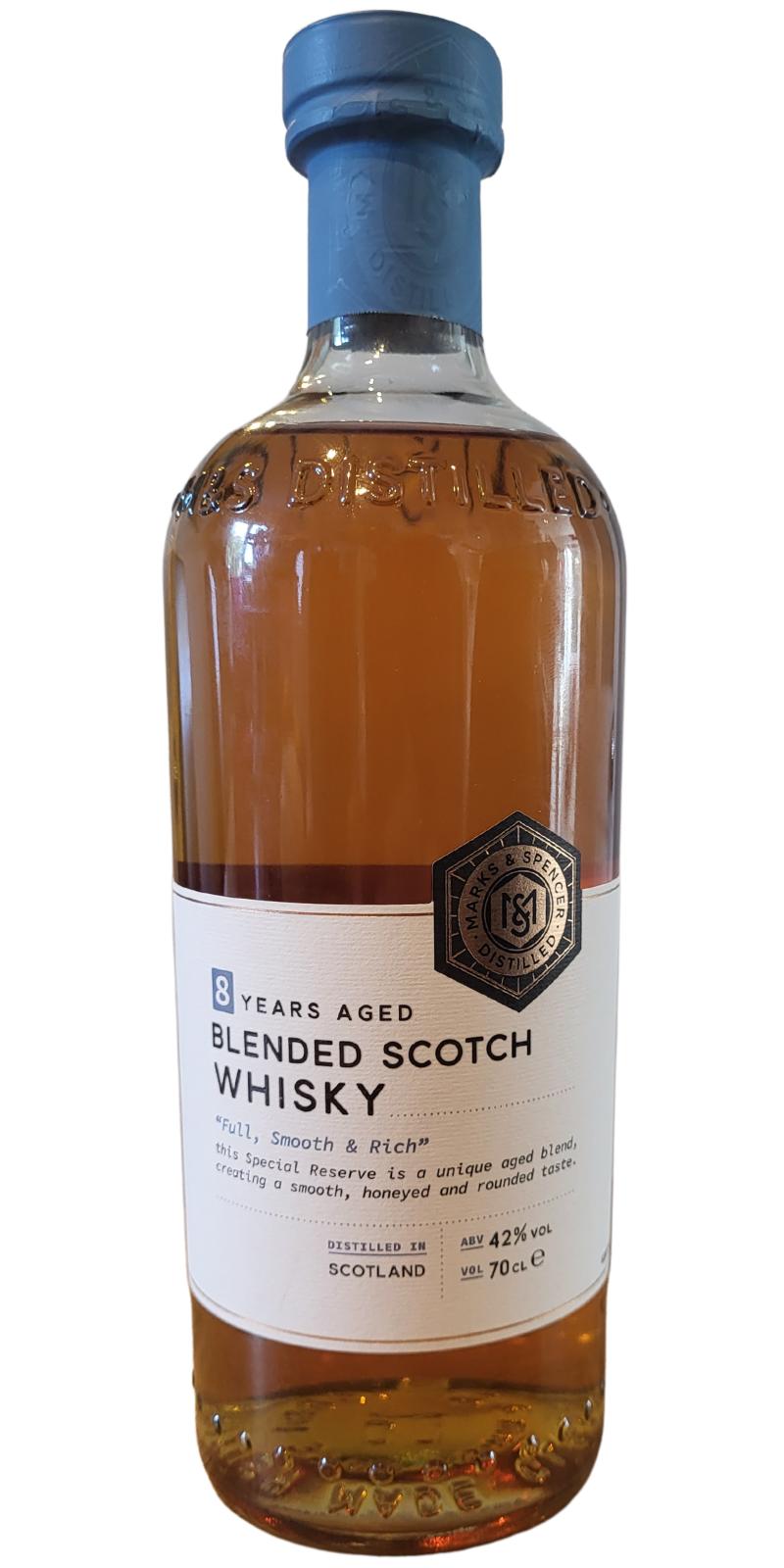 Blended Scotch Whisky 8yo Marks & Spencer Marks & Spencer 42% 700ml