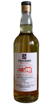 Springbank Hand filled Distillery Exclusive