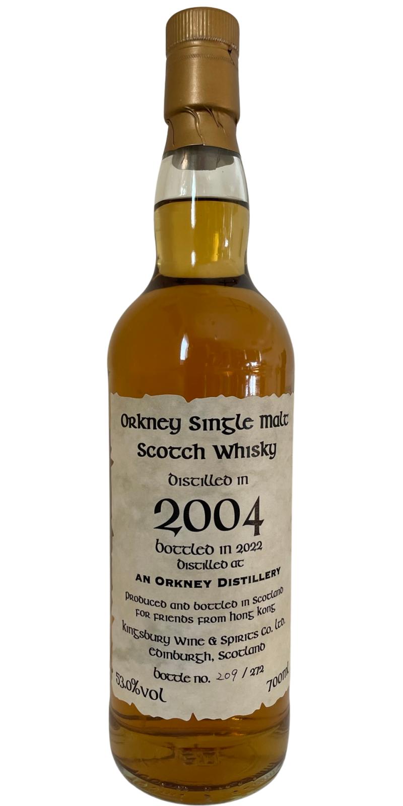 Orkney Single Malt Scotch Whisky 2004 Kb Celtic Series Hogshead Whisknick Soundwave and The Taste of Ignorance 53% 700ml