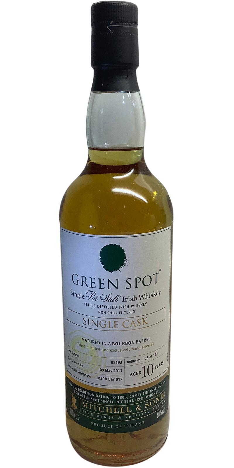 Green Spot 10yo Exclusive Single Cask Ex Bourbon Single Malt Fund 58% 700ml