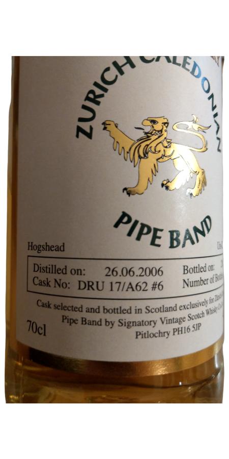 Unnamed Orkney 2006 SV The Un-Chillfiltered Collection Zurich Caledonian Pipe Band 46% 700ml