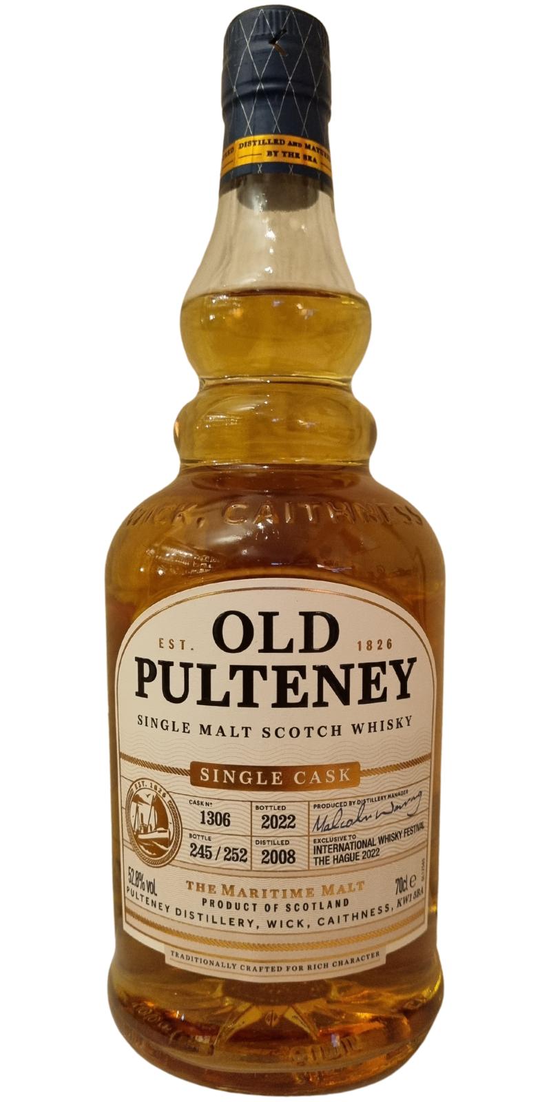 Old Pulteney 2008 International Whisky Festival The Hague 2022 52.8% 700ml