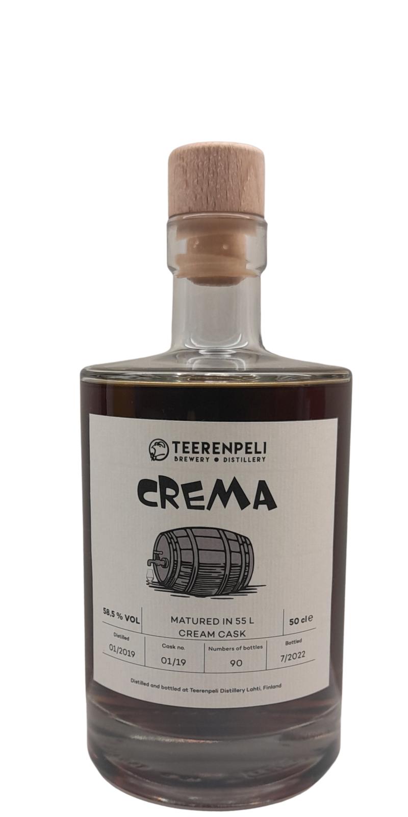 Teerenpeli 2019 Private Cask Whisky Crema Cream Sherry Cask 58.5% 500ml