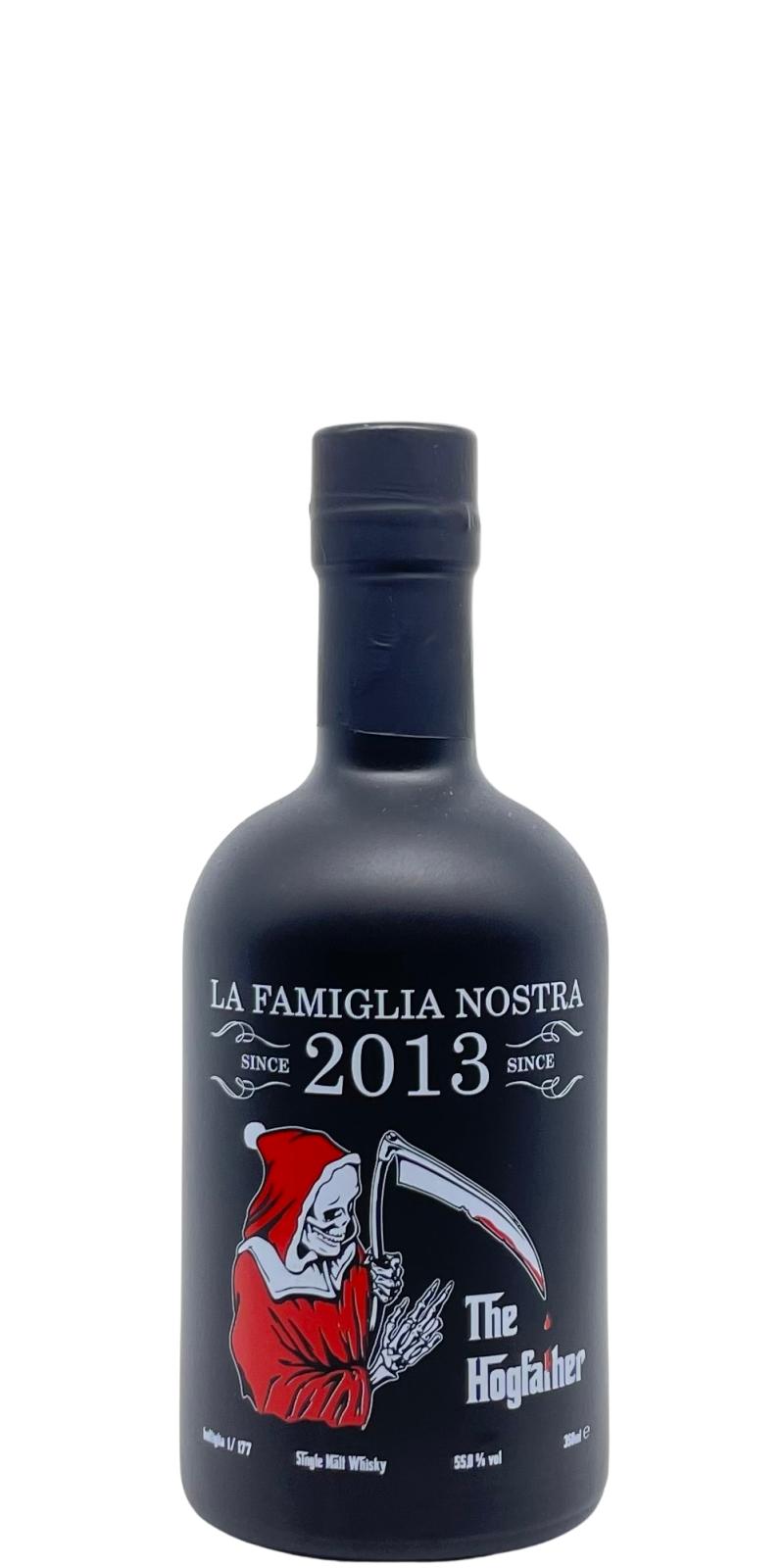 La Famiglia Nostra 2008 LFN The Hogfather 3 PX Hogshead 1st Fil PX Demi Fut Finish 55.8% 350ml