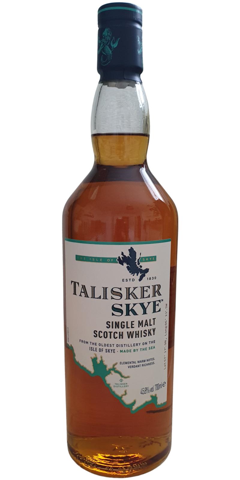 Talisker Skye edition limitee From the Oldest Distillery on the Isle of Skye 45.8% 700ml
