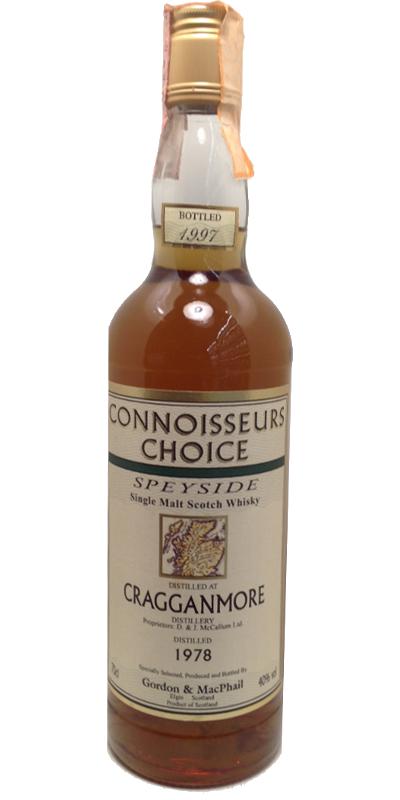 Cragganmore 1978 GM Connoisseurs Choice 40% 700ml