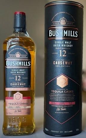 Bushmills 12yo Causeway Collection Bourbon & Tequila 6 & 6yo Polish market only 52.8% 700ml