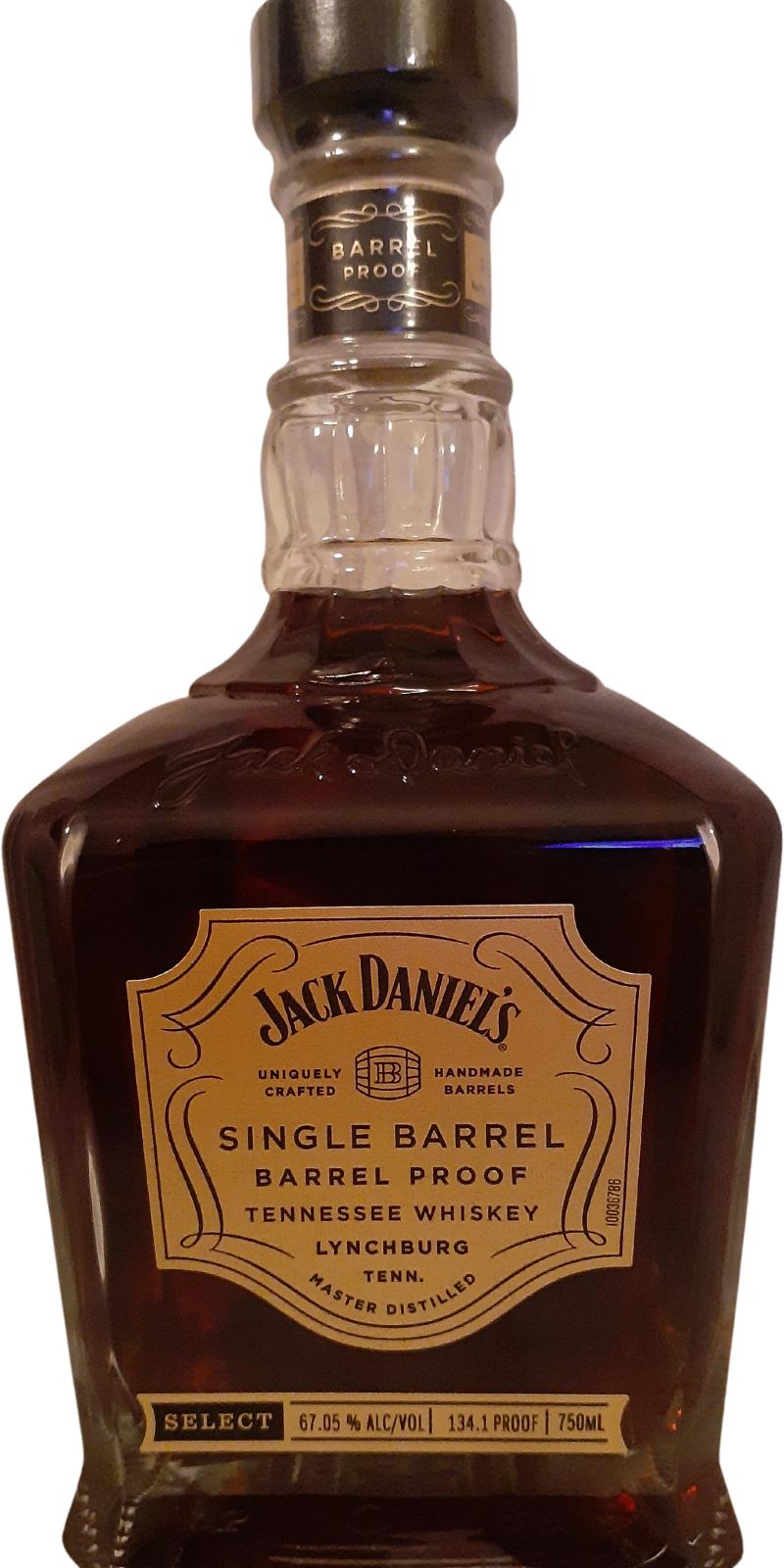 Jack Daniel's Single Barrel Barrel Proof New American Oak 67.05% 750ml
