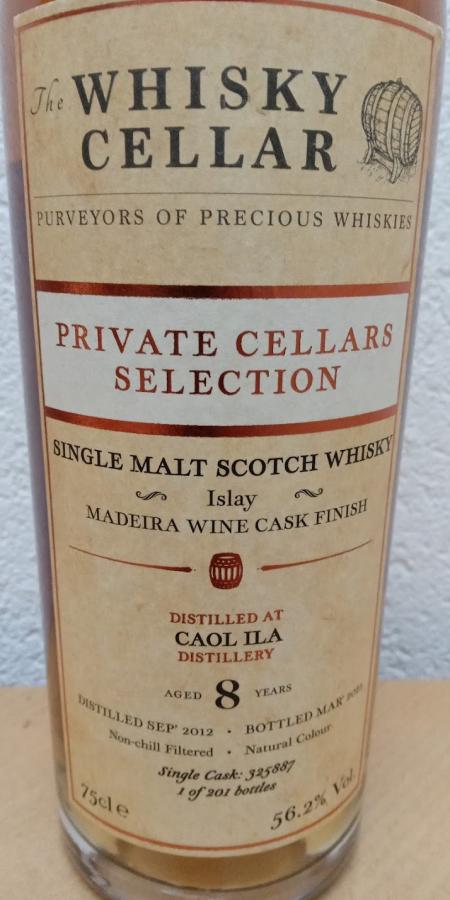 Caol Ila 2012 TWCe Private Cellars Selection Madeira Wine Finish 56.2% 750ml