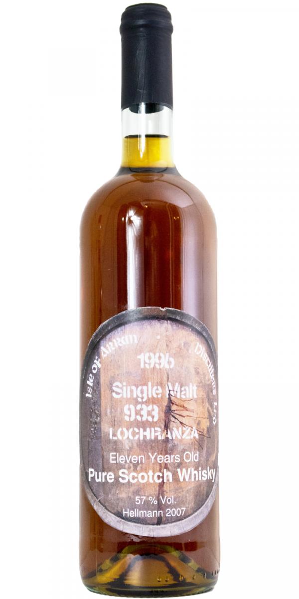 Arran 1996 HN wine bottle Sherry Puncheon 57% 700ml