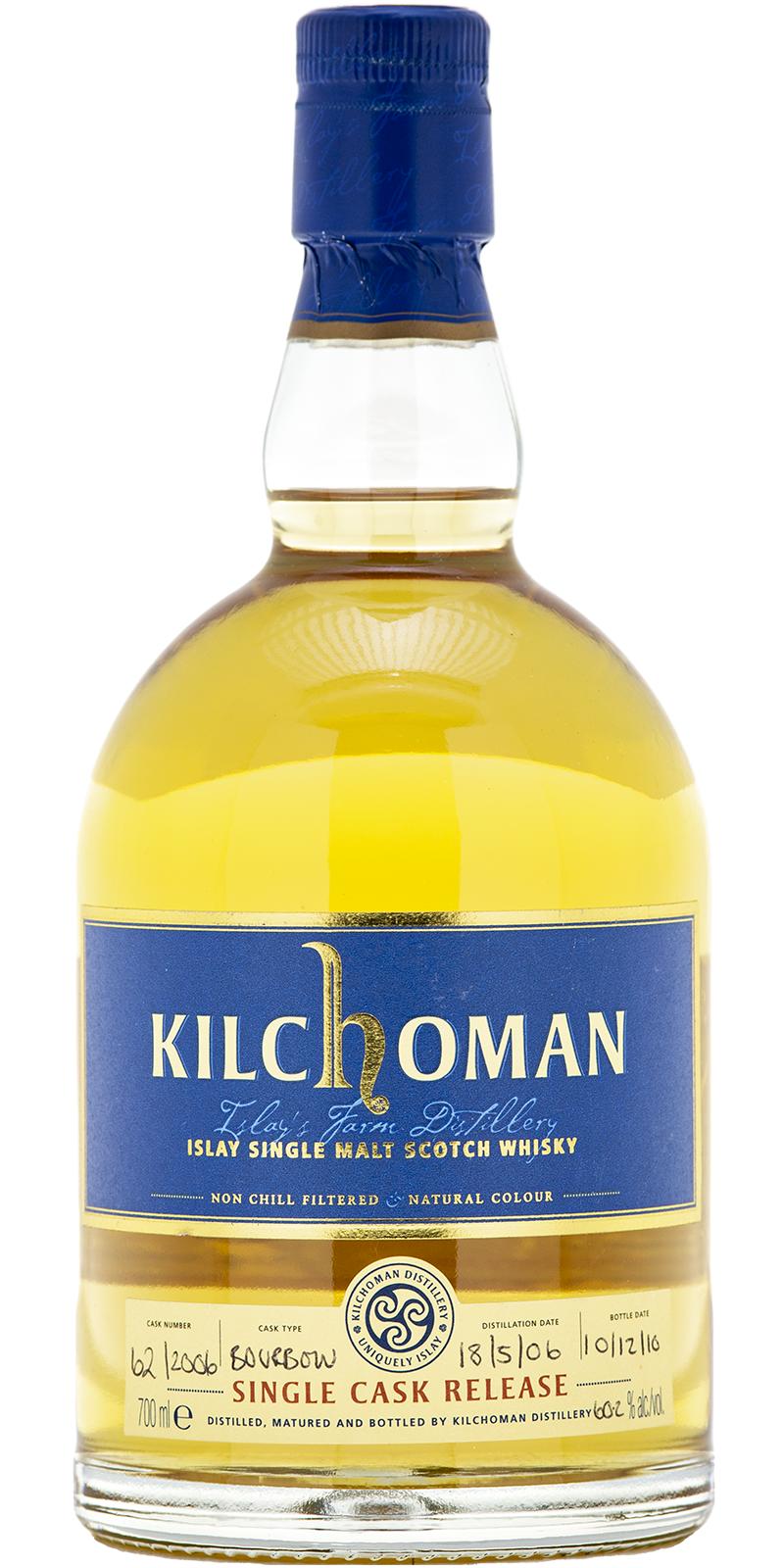 Kilchoman 2006 Private Cask Bottling Bourbon Barrel 60.2% 700ml
