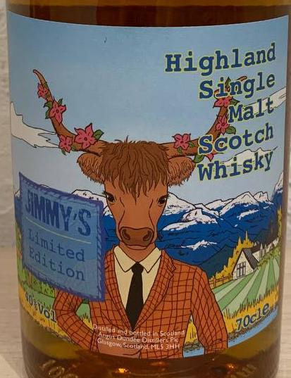 Glencadam Jimmy's Limited Edition ADD Highland Single Malt Scotch Whisky Bourbon 40% 700ml