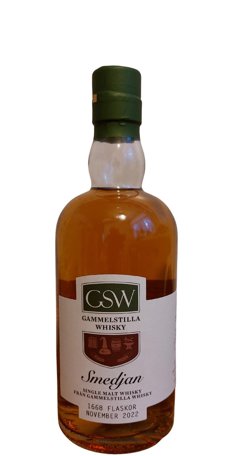 Gammelstilla Smedjan Bourbon and Swedish Oak Sweden 51.5% 500ml