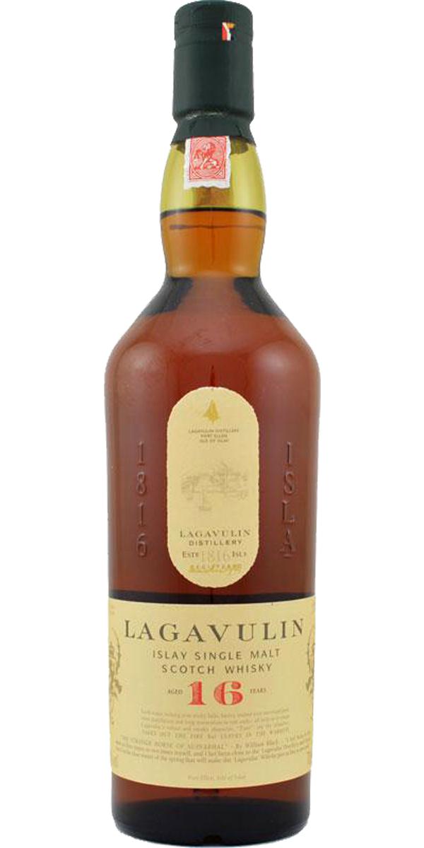 Lagavulin 16yo Islay Single Malt Whisky Ex-Bourbon & Ex-Sherry 43% 700ml