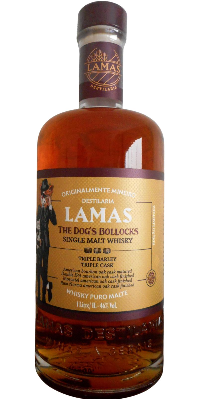 WHISKY LAMAS THE DOG'S BOLLOCKS II 750 M na Casa da Bebida