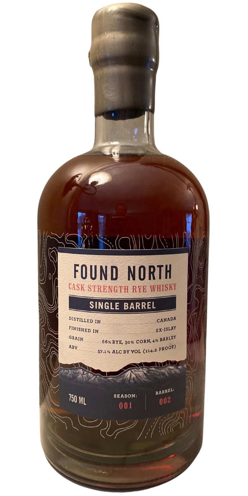Found North Single Barrel FndN Season: 001 Ex-Islay Gordon's 57.1% 750ml