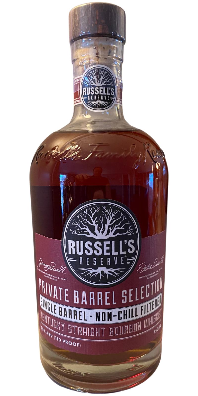 Russell's Reserve 2013 Private Barrel Selection New charred American oak Norman's Liquors 55% 750ml