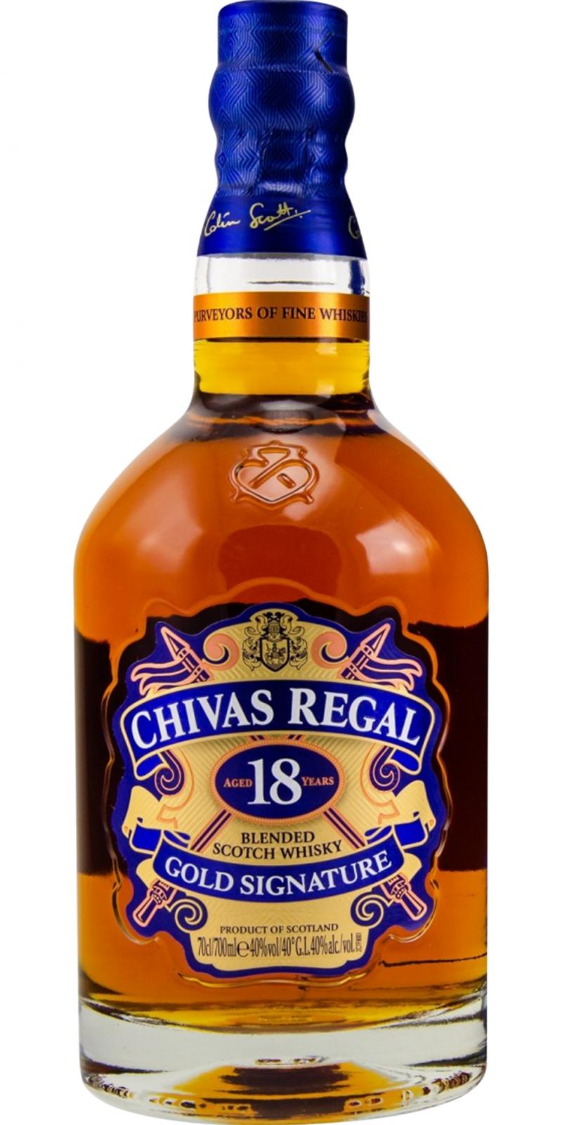 Chivas Regal 18yo Gold Signature Purveyors of Fine Whiskies 40% 700ml