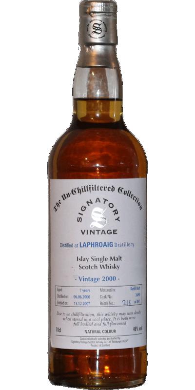 Laphroaig 2000 SV The Un-Chillfiltered Collection #3690 46% 700ml