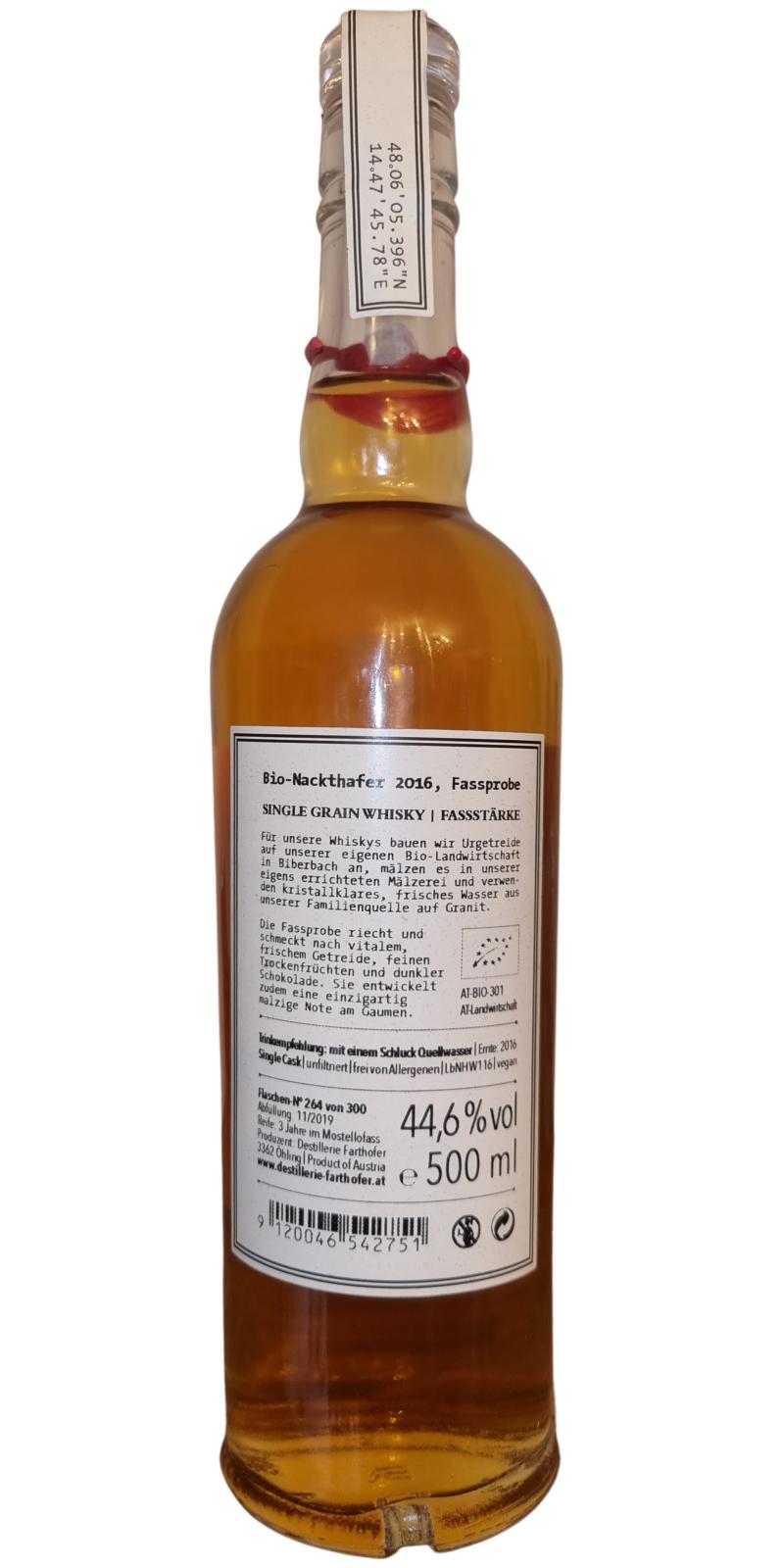 Farthofer 2016 - Ratings And Reviews - Whiskybase