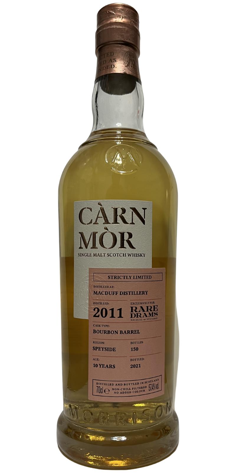Macduff 2011 MSWD Carn Mor Strictly Limited Bourbon Barrel Rare Drams 57.4% 700ml
