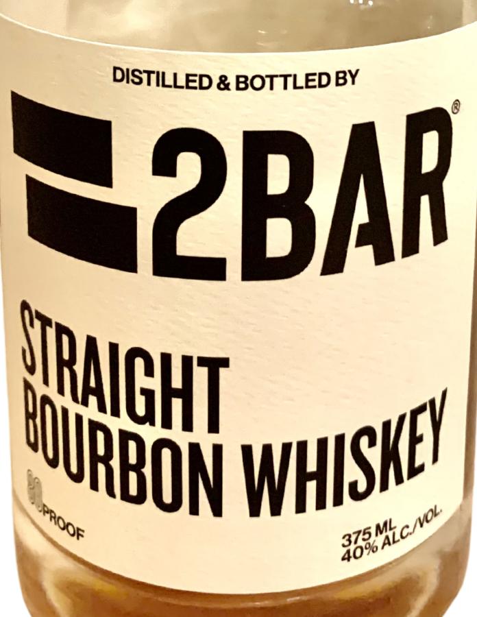2bar 3yo Straight Bourbon Whisky Bourbon 40% 375ml