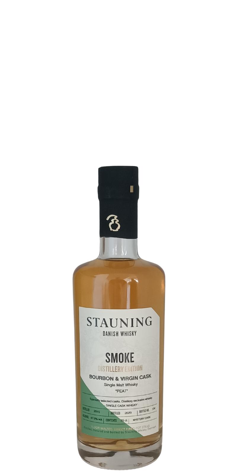 Stauning 2015 Distillery Edition Smoke Mystery Cask Bourbon & Virgin Cask Distillery Edition 47% 350ml