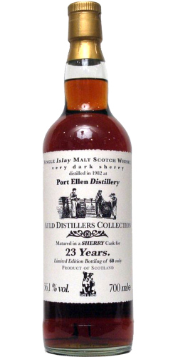 Port Ellen 1982 JW Auld Distillers Collection Sherry 56.1% 700ml