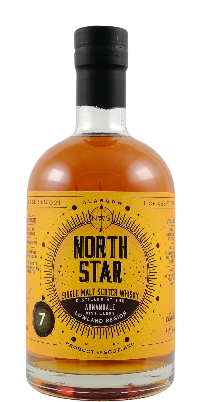 Annandale 2015 NSS Cask Series 021 Oloroso Sherry Butt 54.9% 700ml