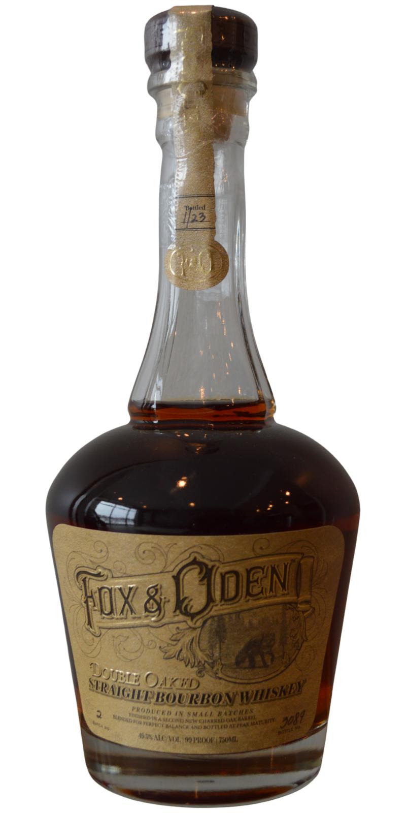 Fox & Oden Double Oaked Straight Bourbon Whiskey