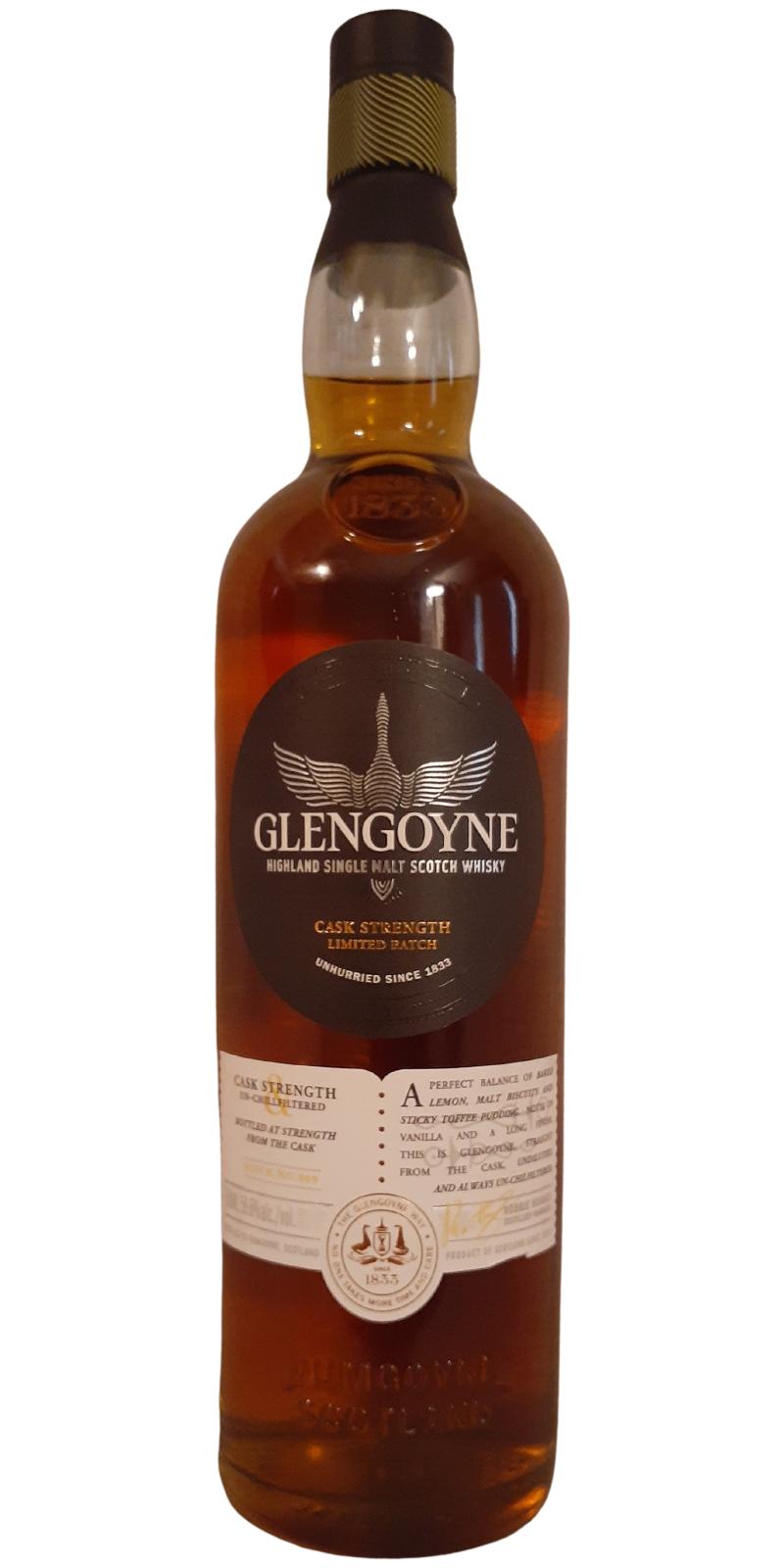 Glengoyne Cask Strength 1st fill Oloroso refill Cask Bourbon Barrel 59.6% 750ml