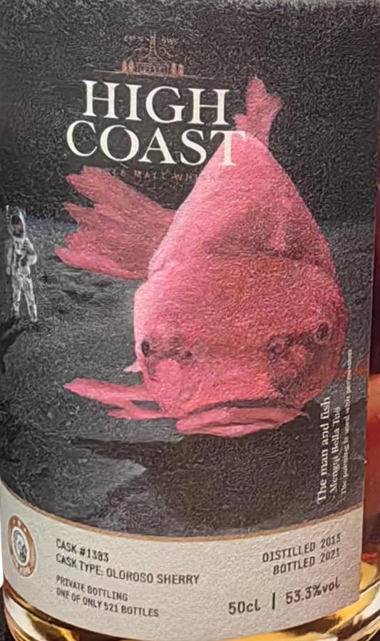 High Coast 2013 Private Bottling Oloroso Sherry 53.3% 500ml