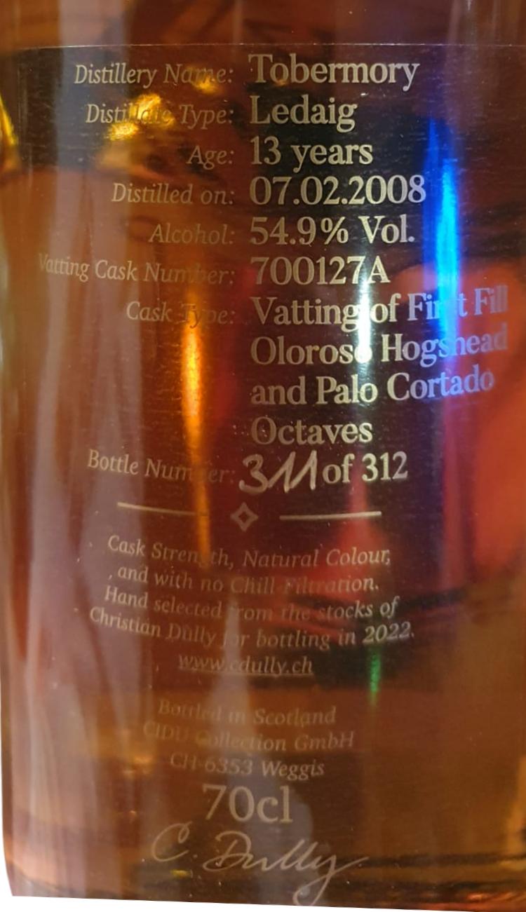 Ledaig 2008 CDuS